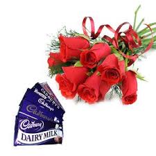 Rose With Chocolates